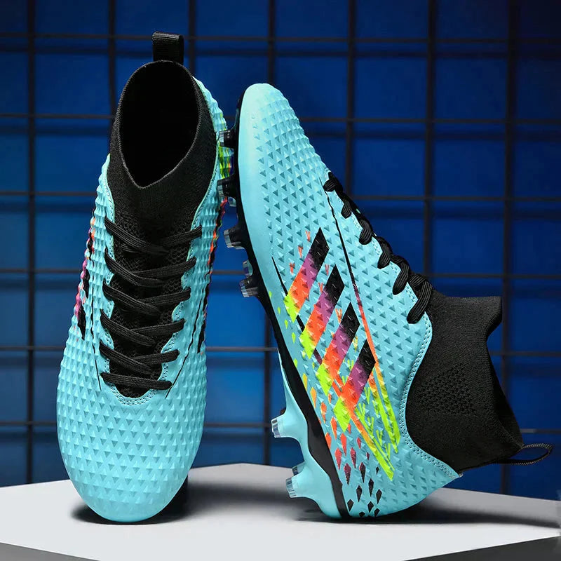 Professional High-Top Football Boots – Firm Ground Grip