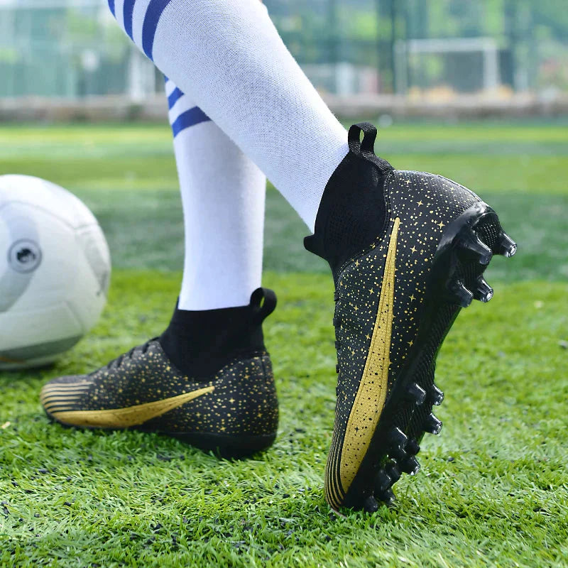 Comfort Fit Football Boots – Pro Lace-Up High Ankle Design