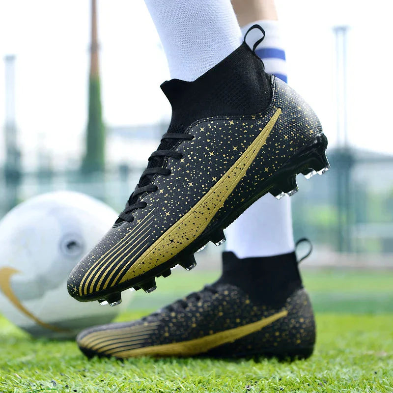 Comfort Fit Football Boots – Pro Lace-Up High Ankle Design