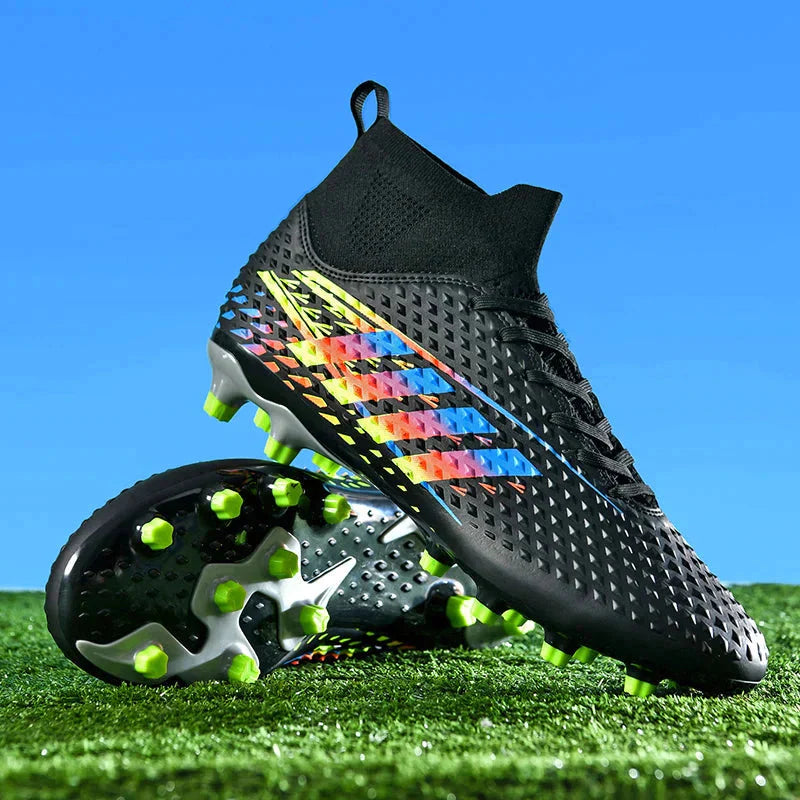 Professional High-Top Football Boots – Firm Ground Grip